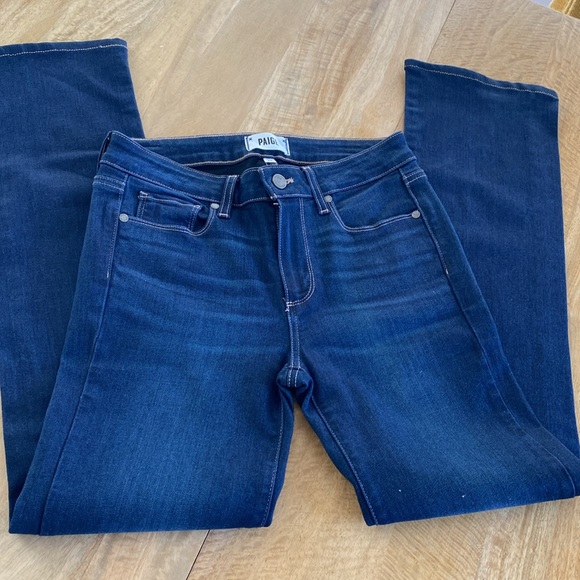 Paige Manhattan  Dark wash Bootcut Jeans Sz 27 ECU - Picture 5 of 10